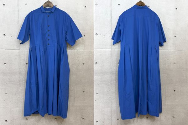 美品　アピースオブライブラリー　リネン100% ロングワンピース 半袖　生成り 美品 アピースオブライブラリー リネン100% ロングワンピース